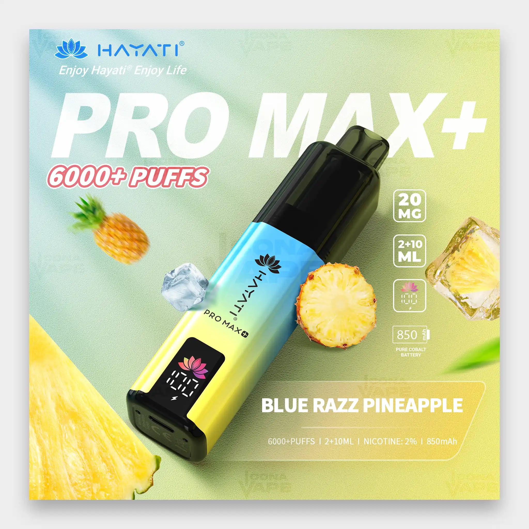Hayati Pro Max+ 6000 Kit 6000 Puffs 20mg Fruit Twist