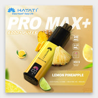 Hayati Pro Max+ 6000 Kit 6000 Puffs 20mg Lemon Pineapple