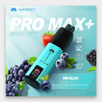 Hayati Pro Max+ 6000 Kit 6000 Puffs 20mg Mr Blue