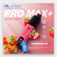 Hayati Pro Max+ 6000 Kit 6000 Puffs 20mg Strawberry GB