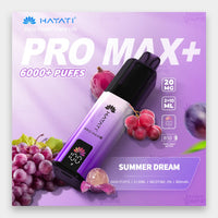 Hayati Pro Max+ 6000 Kit 6000 Puffs 20mg Summer Dream