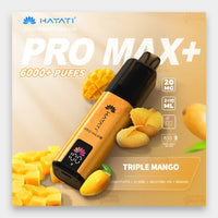 Hayati Pro Max+ 6000 Kit 6000 Puffs 20mg Triple Mango