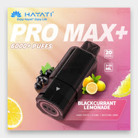 Hayati Pro Max Plus Pod 6000 Puffs 20mg Blackcurrant Lemonade Flavor