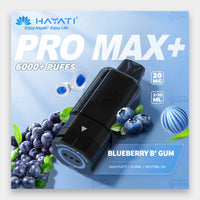 Hayati Pro Max Plus Pod 6000 Puffs 20mg Blueberry B' Gum Flavor
