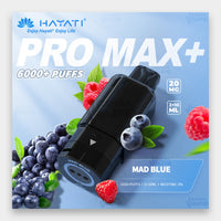 Hayati Pro Max Plus Pod 6000 Puffs 20mg Mad Blue Flavor