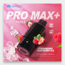 Hayati Pro Max Plus Pod 6000 Puffs 20mg Strawberry Raspberry Ice Flavor