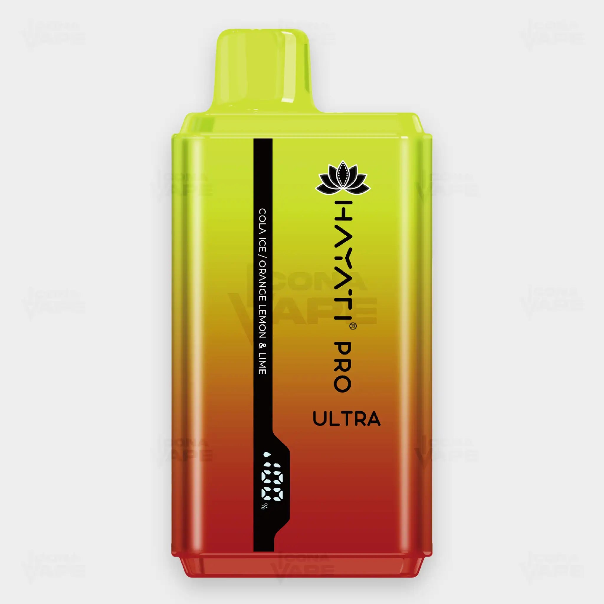 Hayati Pro Ultra 15000 Puffs Disposable Vape Cola Ice Orange Lemon Lime Flavor 20mg