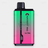 Hayati Pro Ultra 15000 Puffs Disposable Vape Sour Apple Juicy Peach Flavor 20mg