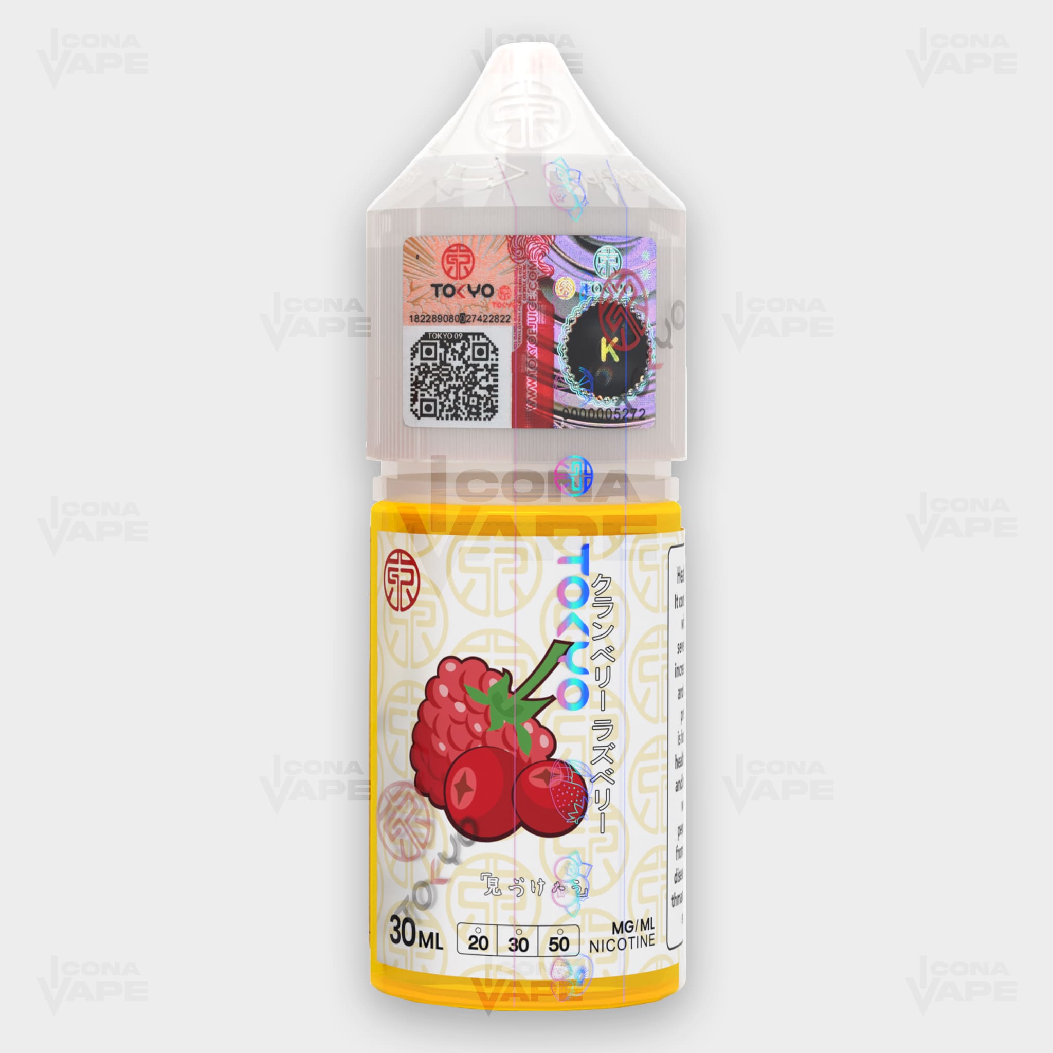 ICED CRANBERRY RASPBERRY - TOKYO CLASSIC SERIES - 30ML