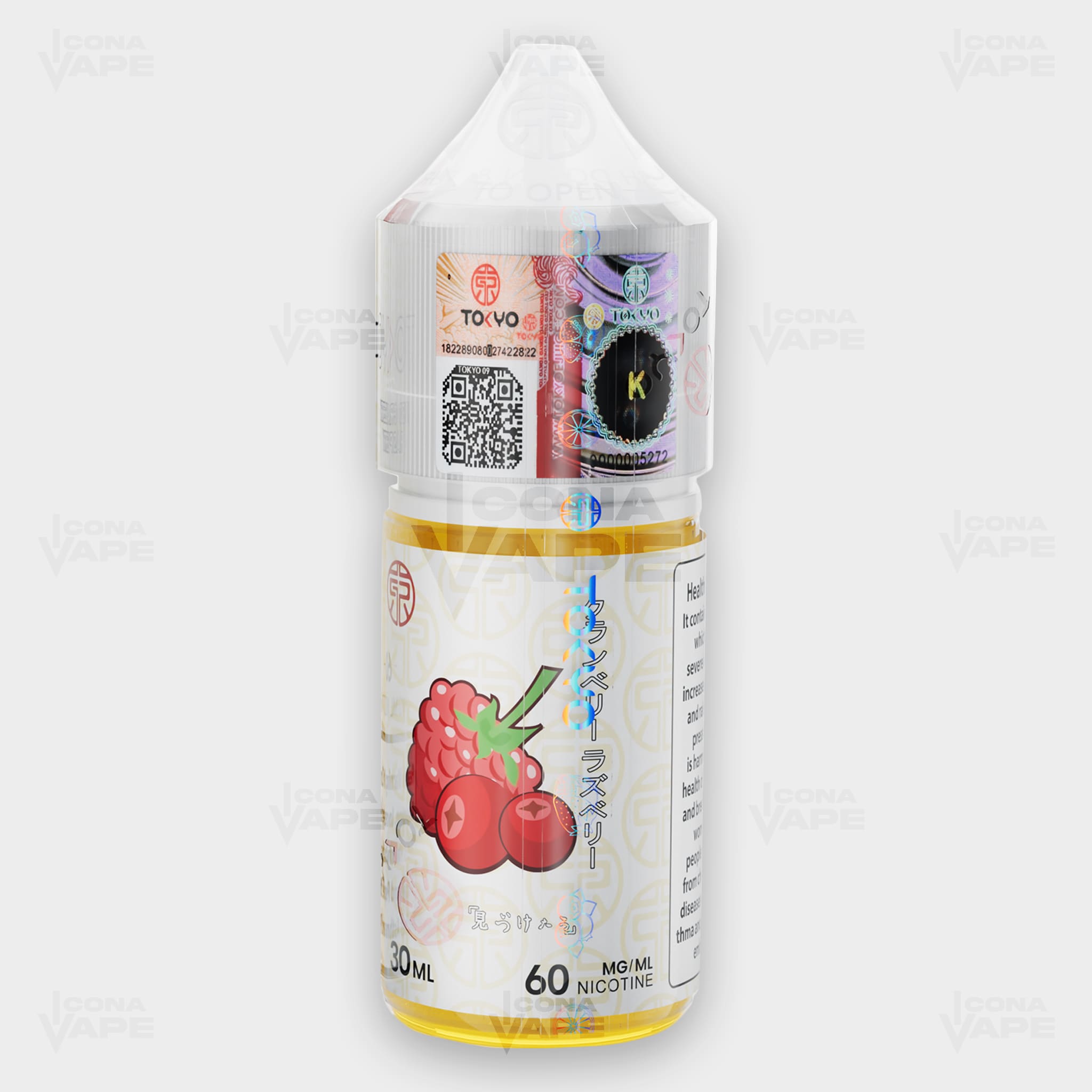 ICED CRANBERRY RASPBERRY - TOKYO CLASSIC SERIES - 30ML
