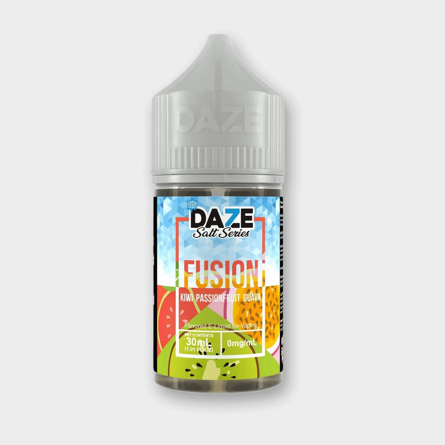 ICED KIWI PASSIONFRUIT GUAVA - 7 DAZE FUSION SALTS - 30ML