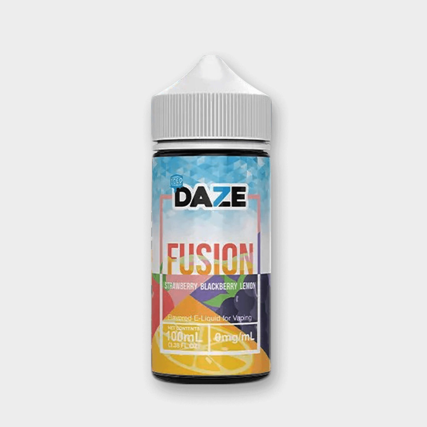 ICED STRAWBERRY BLACKBERRY LEMON - 7 DAZE FUSION - 100ML