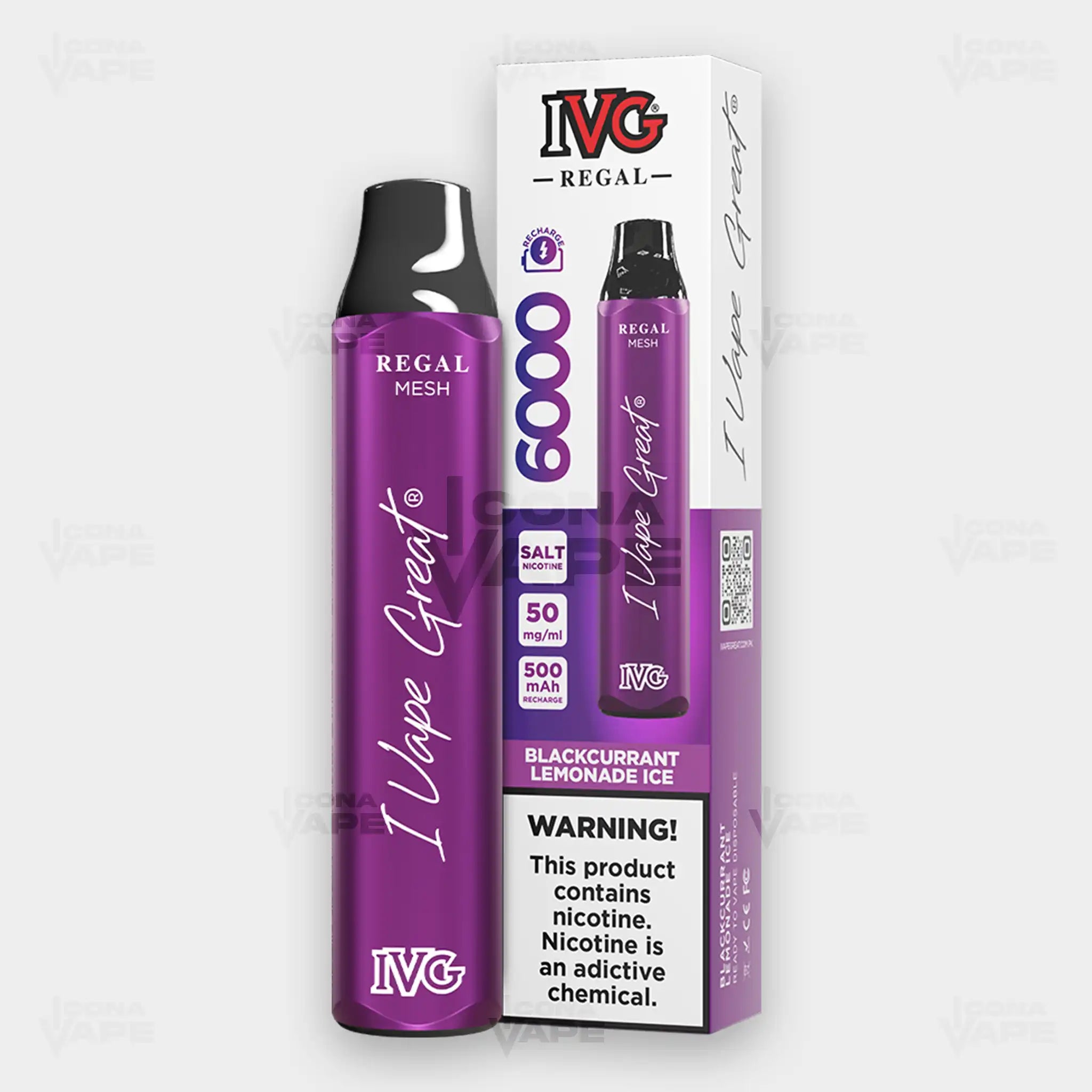 IVG REGAL MESH 6000 PUFFS DISPOSABLE VAPE