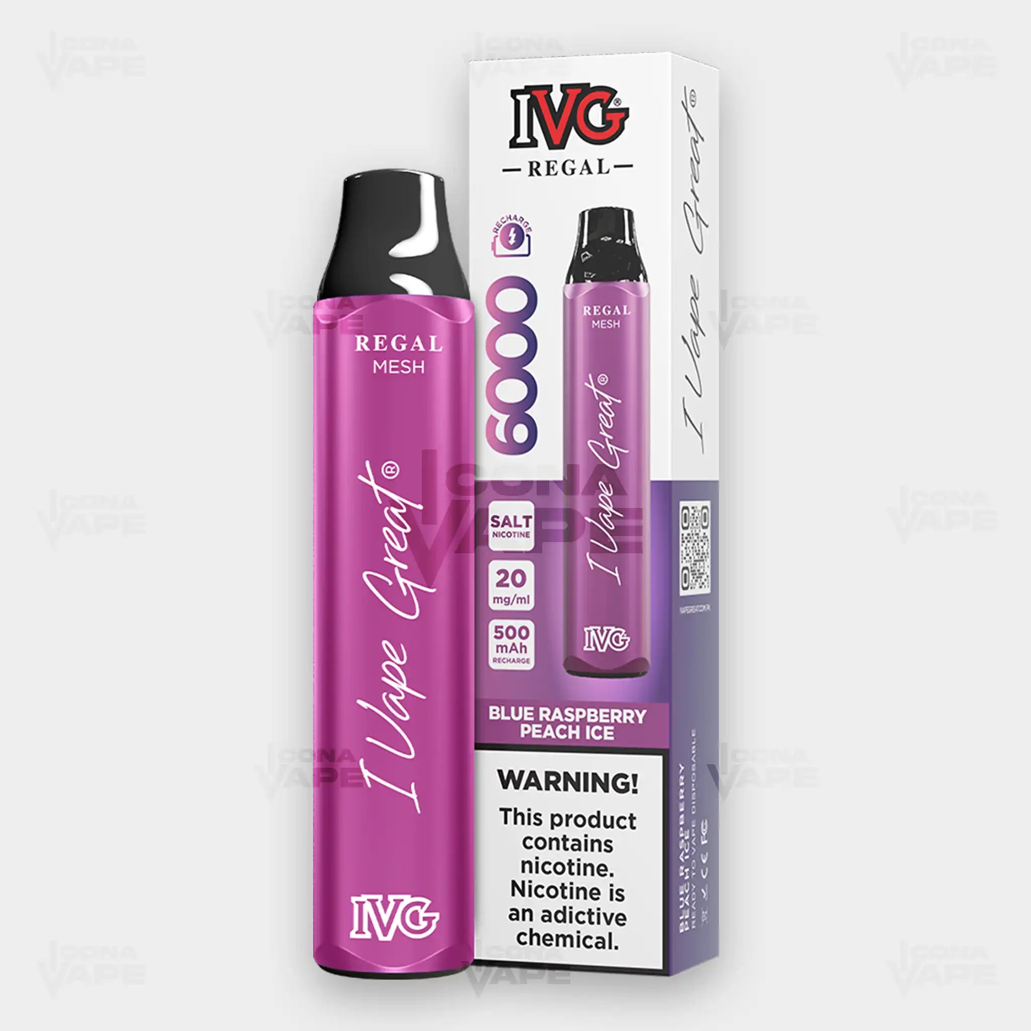 IVG REGAL MESH 6000 PUFFS DISPOSABLE VAPE