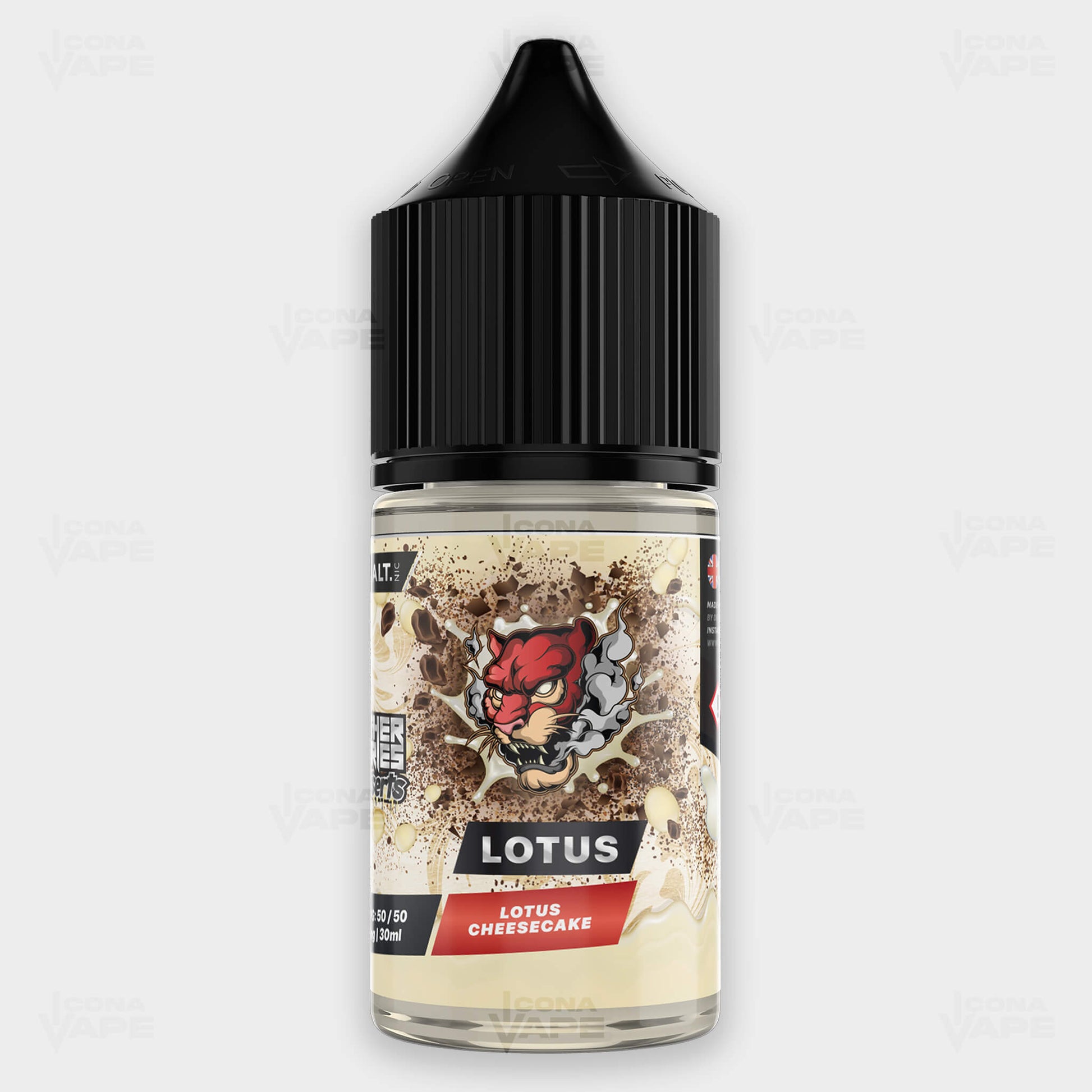 Dr Vapes Panther Series Lotus 30ml – Lotus Biscoff Cheesecake Dessert E-liquid in Pakistan