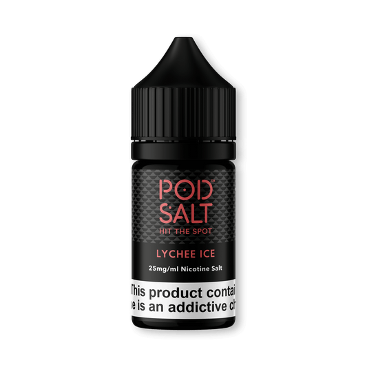 invigorating lychee fruit icy twist tropical Southeast Asia delicately fragrant lychee blend light and sweet refreshing ice finish acclaimed Nicotine Salts formula award-winning touch Flavour profile: Lychee, Ice 30ml bottle size 50VG/50PG ratio Made in the UK TPD Compliant