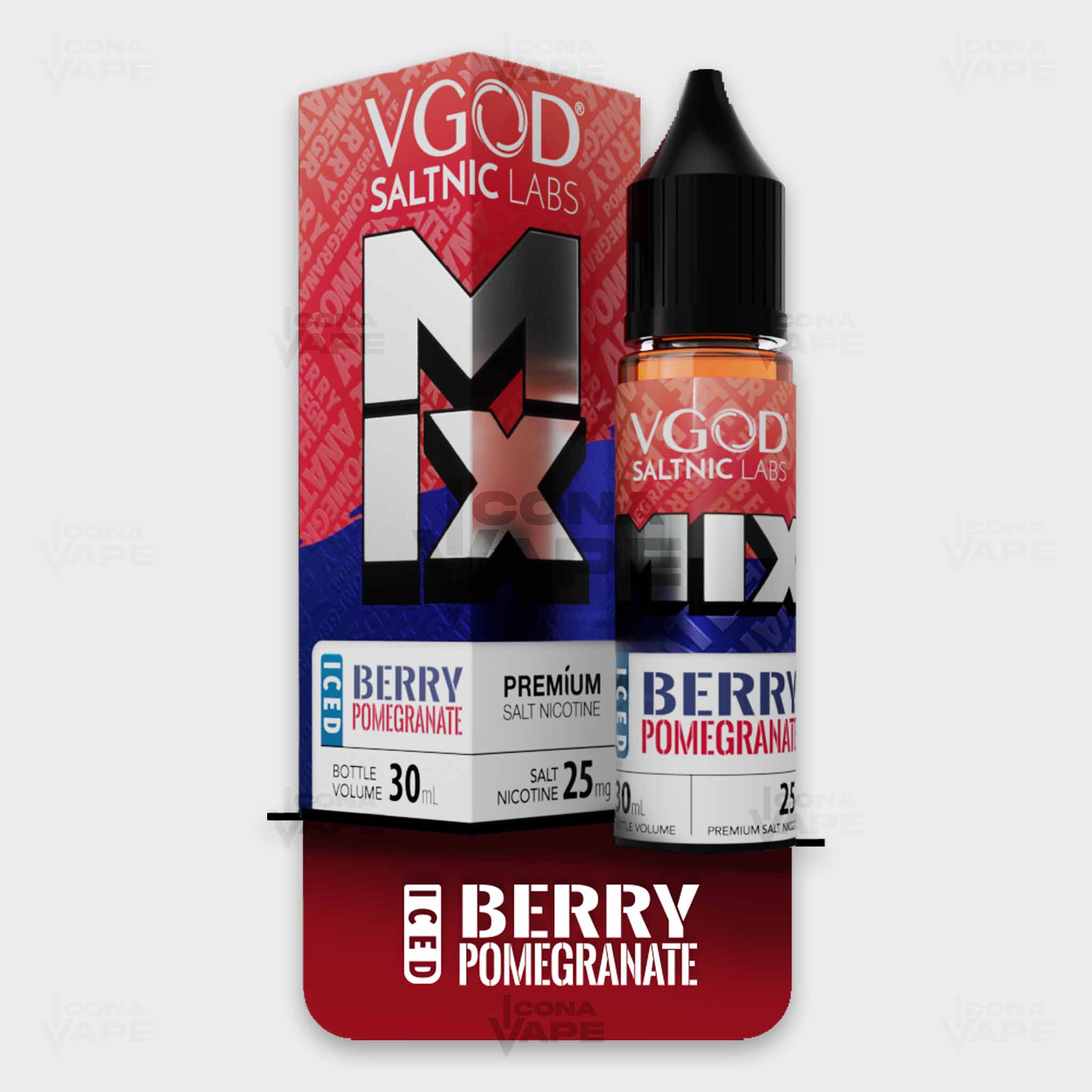 ICED BERRY POMEGRANATE - VGOD MIX - 30ML