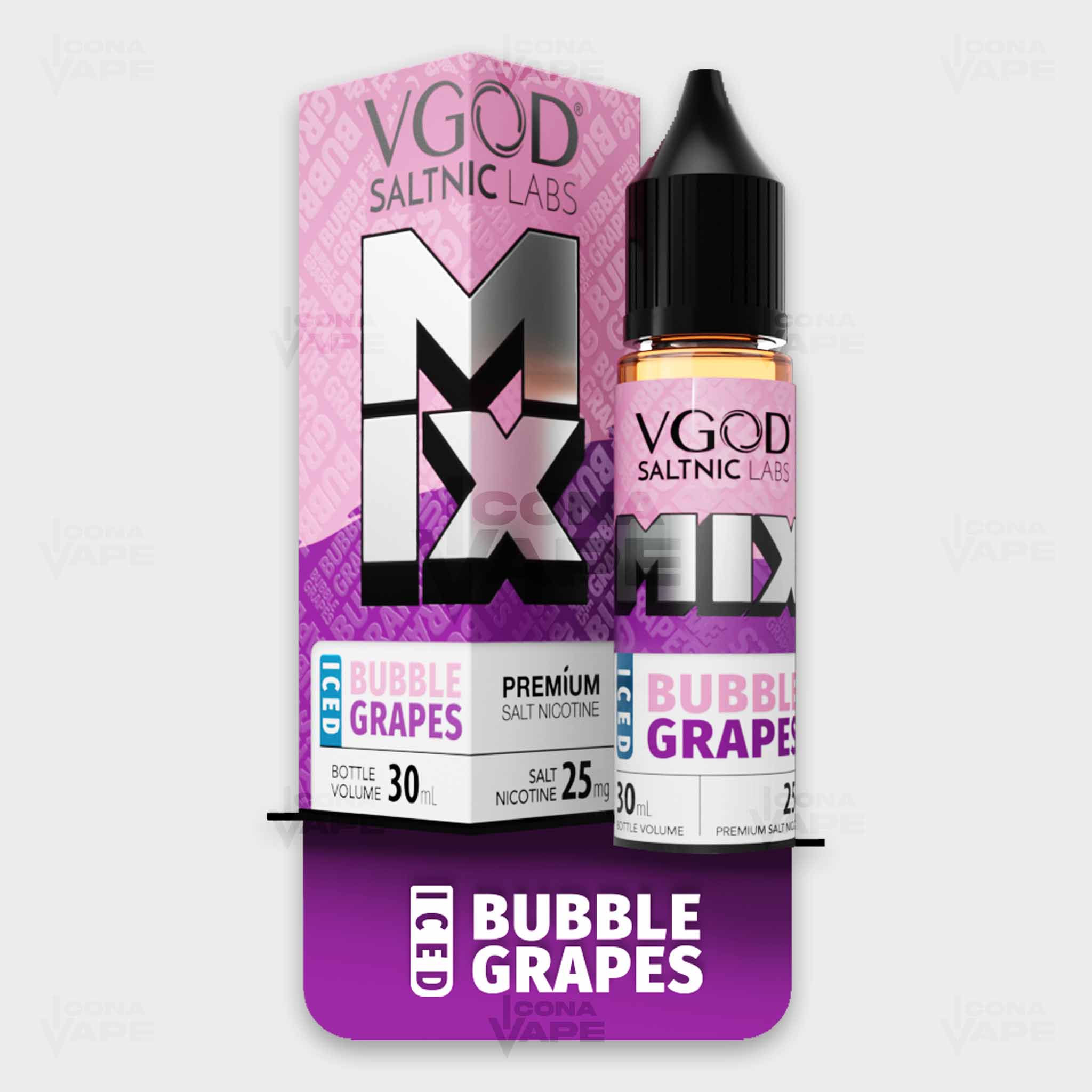 ICED BUBBLE GRAPES - VGOD MIX - 30ML