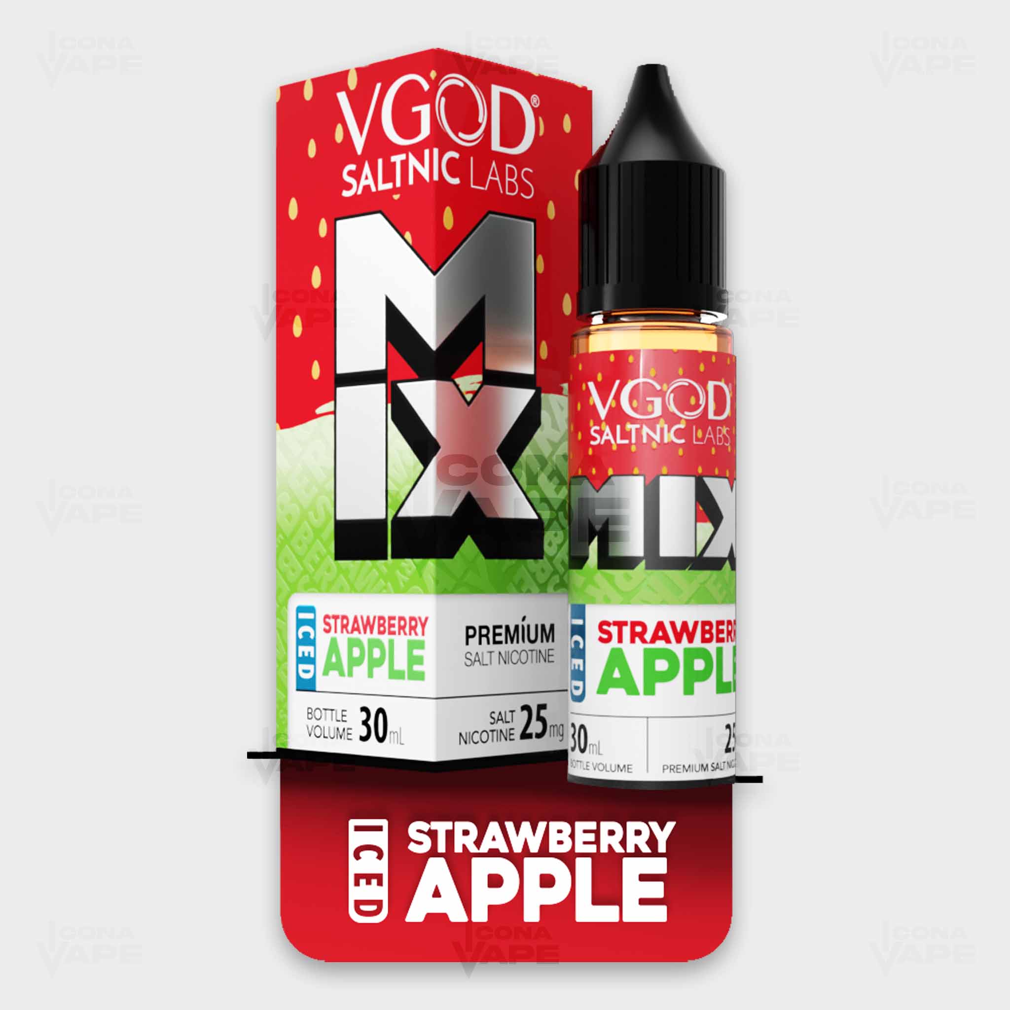 ICED STRAWBERRY APPLE - VGOD MIX - 30ML