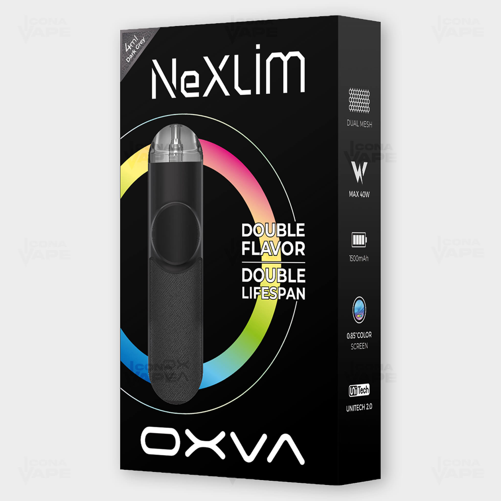 oxva nexlim pod kit box packaging dual mesh pod vape system 1500mah price in pakistan