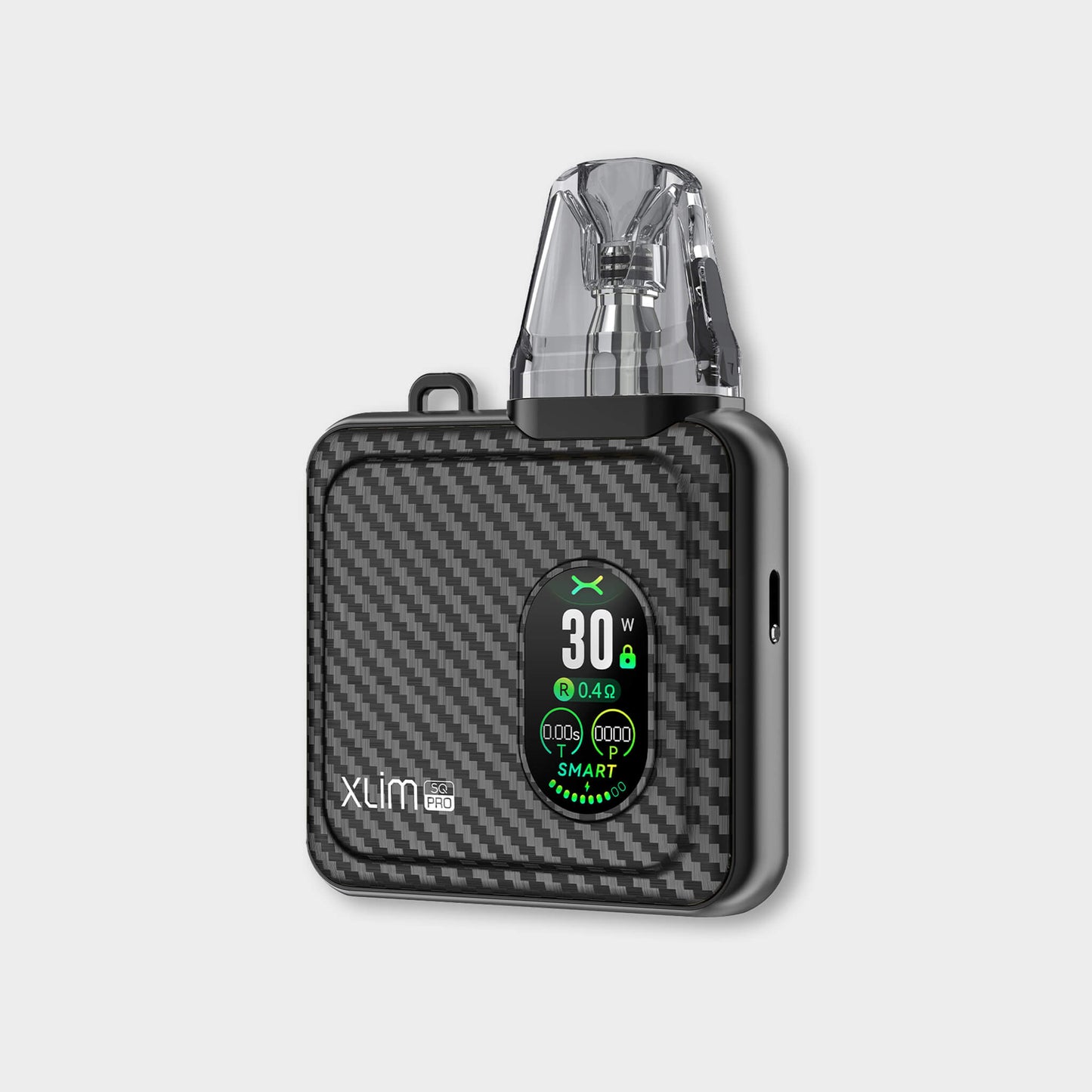 OXVA XLIM SQ PRO 30W POD SYSTEM 30W output 0.96" TFT color screen Dynamic themes 1200mAh built-in battery Leak-resistant design NicSalt and Freebase e-liquids compatibility Smart Mode and Power Mode Eight stylish colors ICONA VAPE