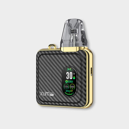 OXVA XLIM SQ PRO 30W POD SYSTEM 30W output 0.96" TFT color screen Dynamic themes 1200mAh built-in battery Leak-resistant design NicSalt and Freebase e-liquids compatibility Smart Mode and Power Mode Eight stylish colors ICONA VAPE