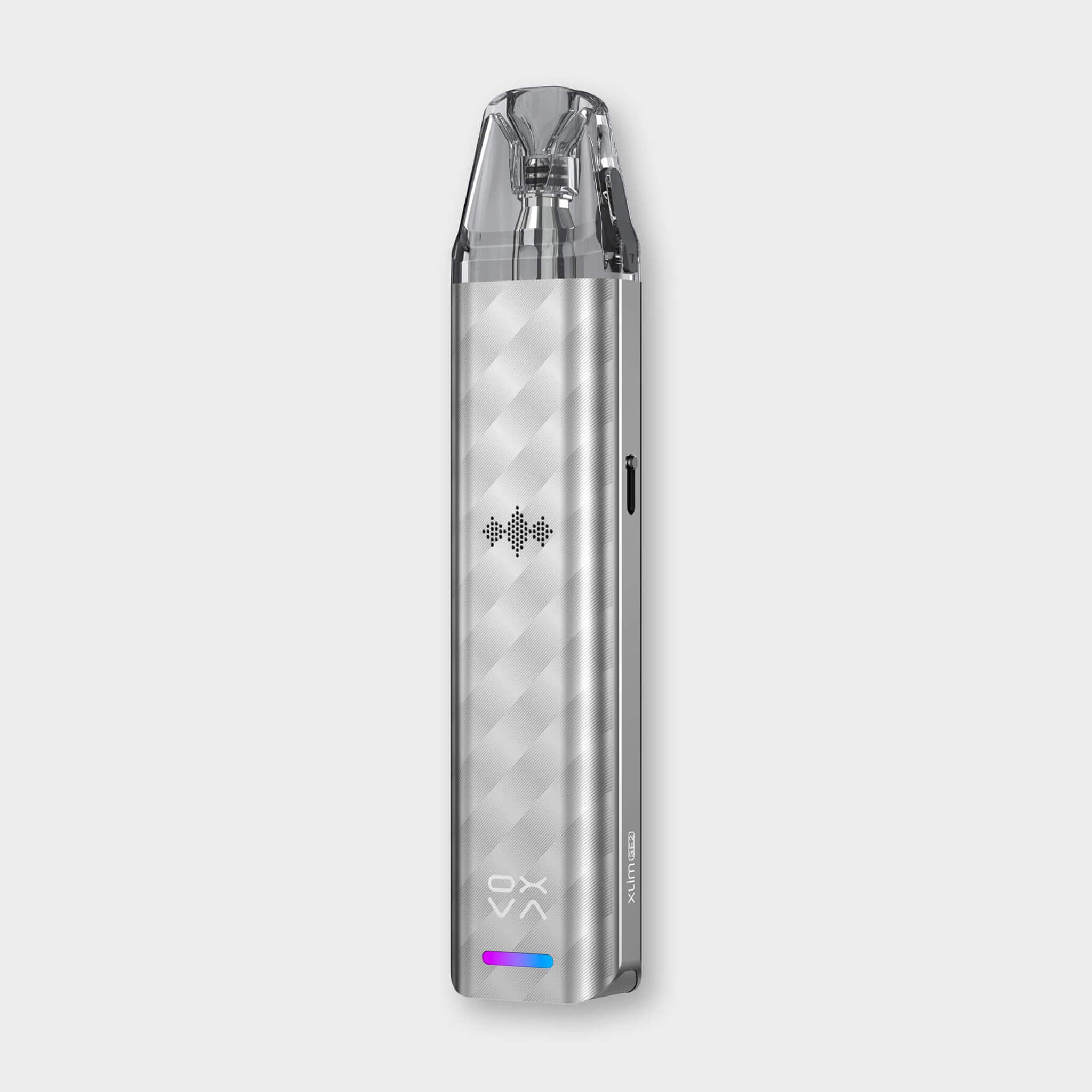 OXVA XLIM SE 2 Kit 30W power 1000mAh battery capacity XLIM cartridges compatibility Voice broadcast feature Sleek design RGB indicator Vaping experience User-friendly Real-time updates Wattage Battery life Pod resistance Device status ICONA VAPE