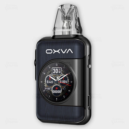 oxva xlim sq pro 2 pod kit gunmetal wood finish touchscreen vape device pakistan
