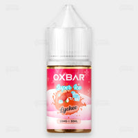 Oxbar Nic Salt E-Liquid Super Ice Lychee Flavor 35mg 55mg 30ml