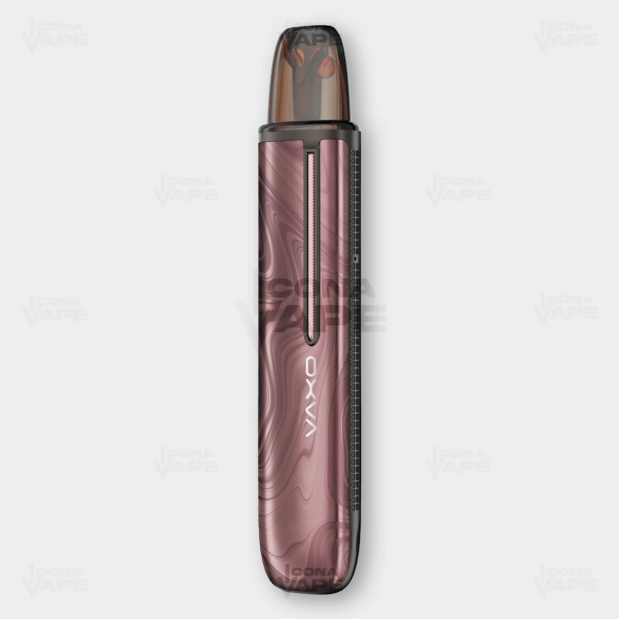 OXVA ARTIO 2 Rose Pink prefilled pod system with patterned finish and slim cigarette-style design