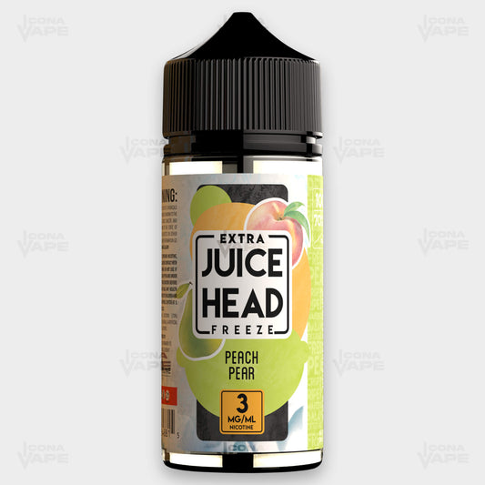 Juice Head Extra Freeze Peach Pear 100ml 3mg Vape Juice Bottle