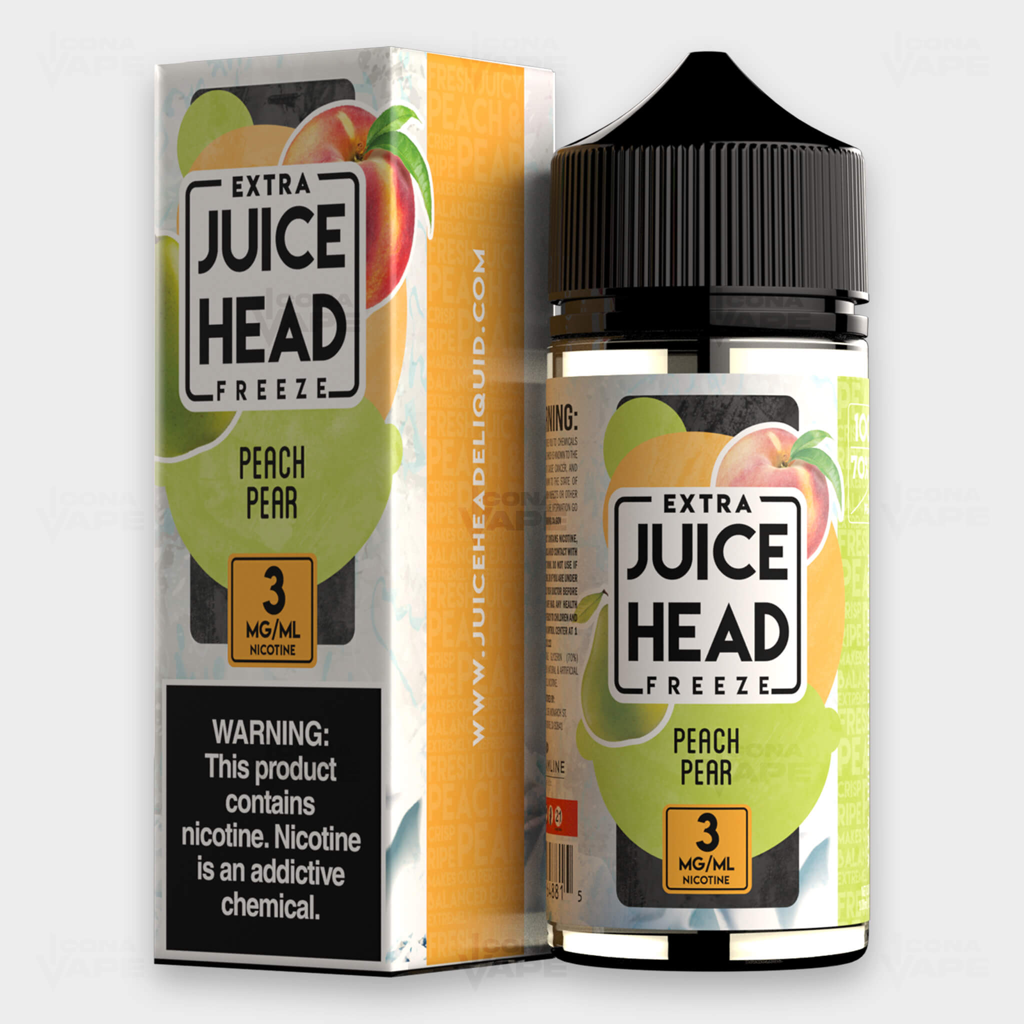 PEACH PEAR - JUICE HEAD EXTRA FREEZE - 100ML