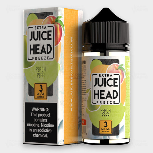 Juice Head Extra Freeze Peach Pear Vape Juice 100ml Bottle