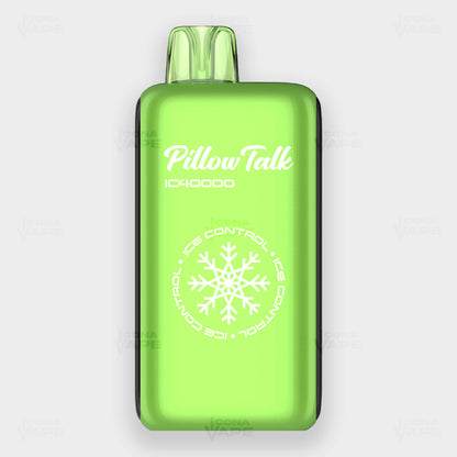 pillow talk ic40000 sour apple ice vape – crisp and cool green apple 40k puff disposable vape device pakistan