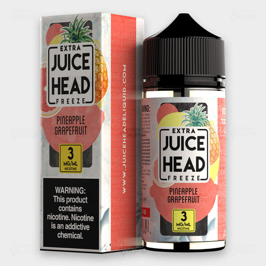 Juice Head Extra Freeze Pineapple Grapefruit Vape Juice 100ml Bottle