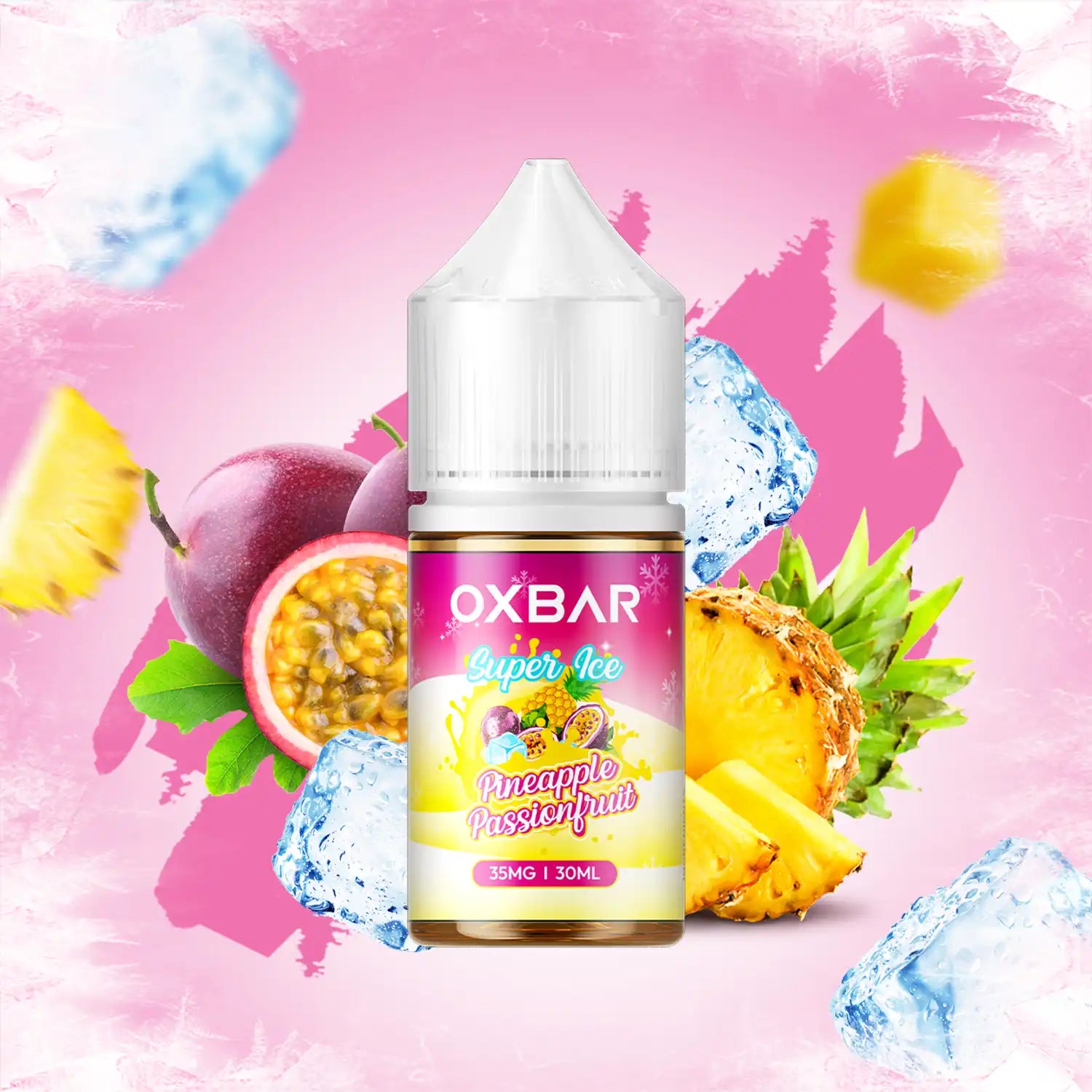 Oxbar E-Juice Super Ice Pineapple Passion Fruit 30ml Nic Salt