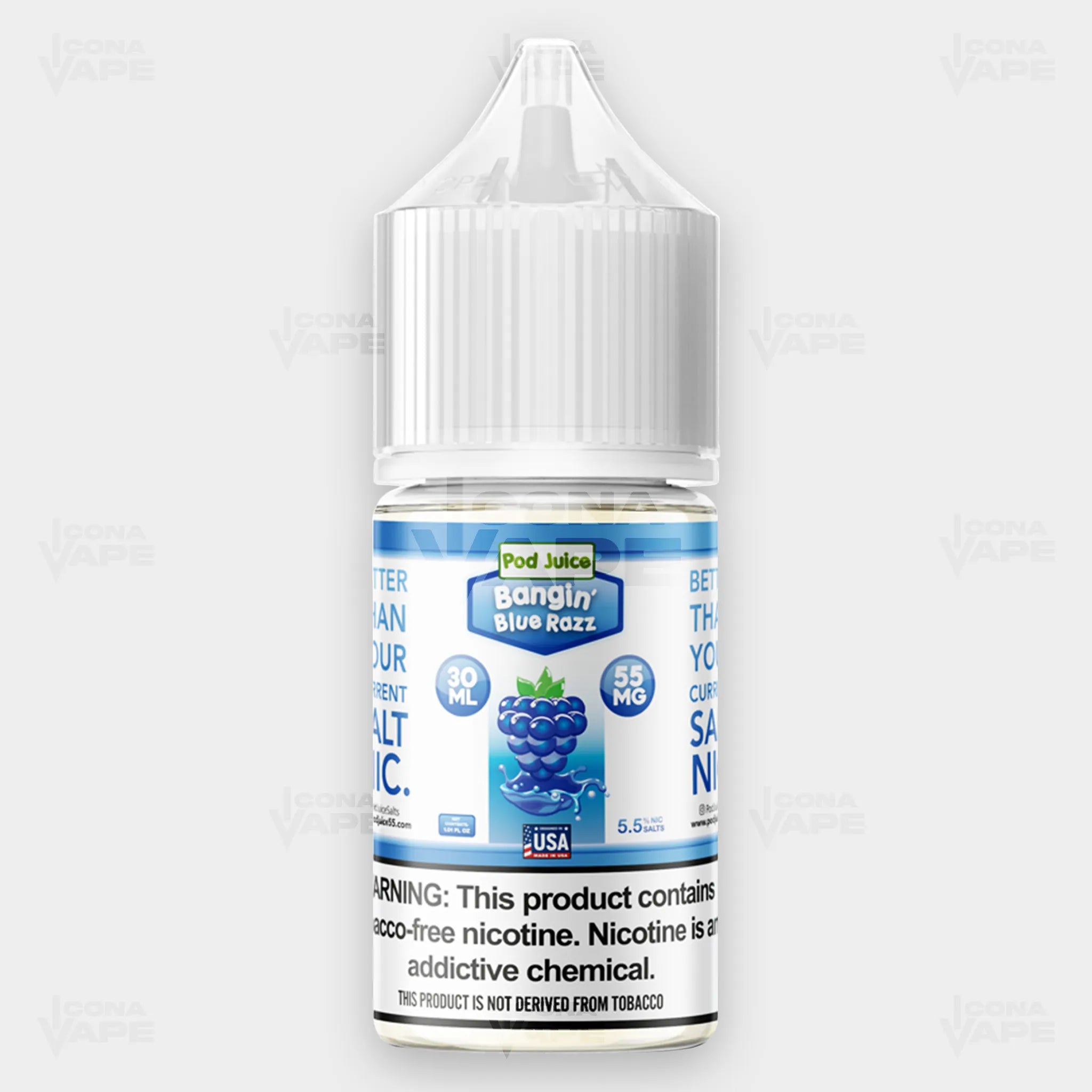 BANGIN BLUE RAZZ - POD JUICE - 30ML