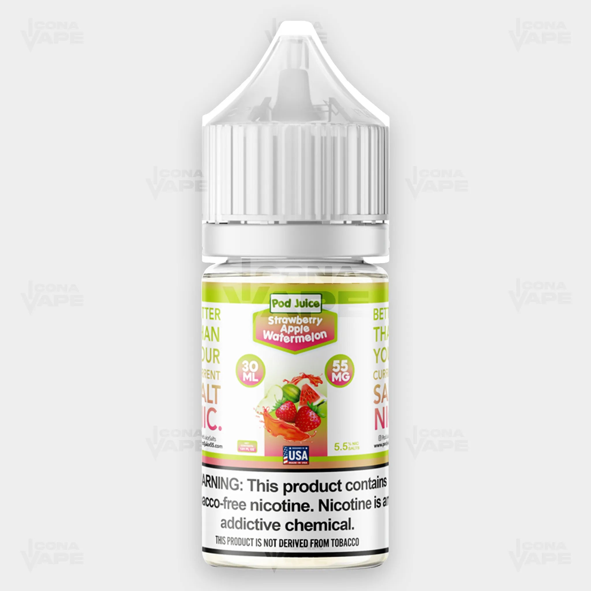 STRAWBERRY APPLE WATERMELON - POD JUICE - 30ML