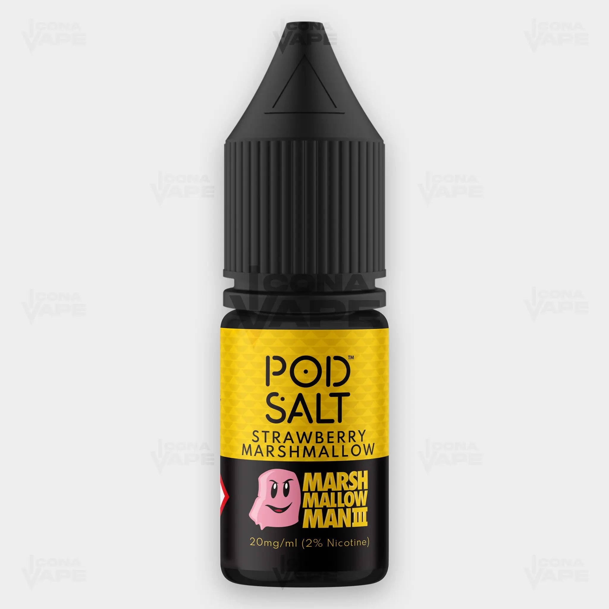 STRAWBERRY MARSHMALLOW - POD SALT FUSIONS - 10ML