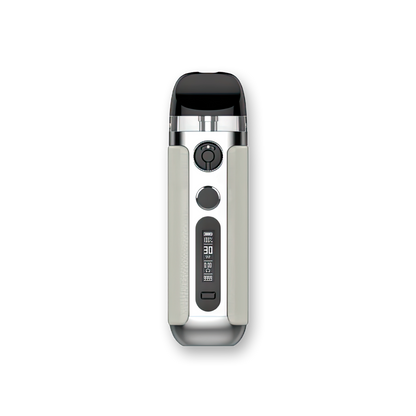 SMOK Novo 5 30W Pod System 5-30W output range Dual firing mechanism 2mL pods Integrated 0.7ohm mesh coils Dimensions: 96mm by 29mm by 18.9mm 900mAh battery capacity 1.5-4.0V voltage range 0.5-2.5ohm resistance range Zinc-Alloy chassis material Type-C Port charging Dual Activation - Draw/Button operation Novo 5 Mesh Pods Top Fill Design PCTG pod material Magnetic pod connection Integrated 0.7ohm coil Display Screen Air-Inlet Ring Novo 5 Device Type-C Cable User Manual