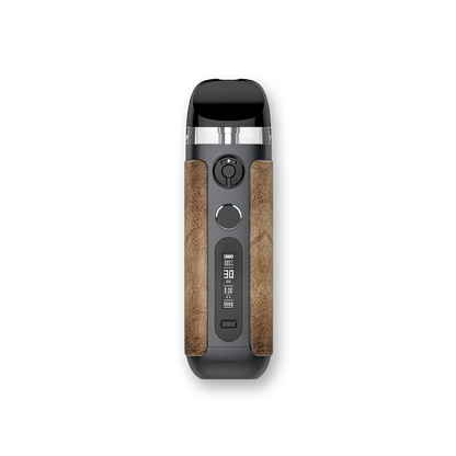 SMOK Novo 5 30W Pod System 5-30W output range Dual firing mechanism 2mL pods Integrated 0.7ohm mesh coils Dimensions: 96mm by 29mm by 18.9mm 900mAh battery capacity 1.5-4.0V voltage range 0.5-2.5ohm resistance range Zinc-Alloy chassis material Type-C Port charging Dual Activation - Draw/Button operation Novo 5 Mesh Pods Top Fill Design PCTG pod material Magnetic pod connection Integrated 0.7ohm coil Display Screen Air-Inlet Ring Novo 5 Device Type-C Cable User Manual