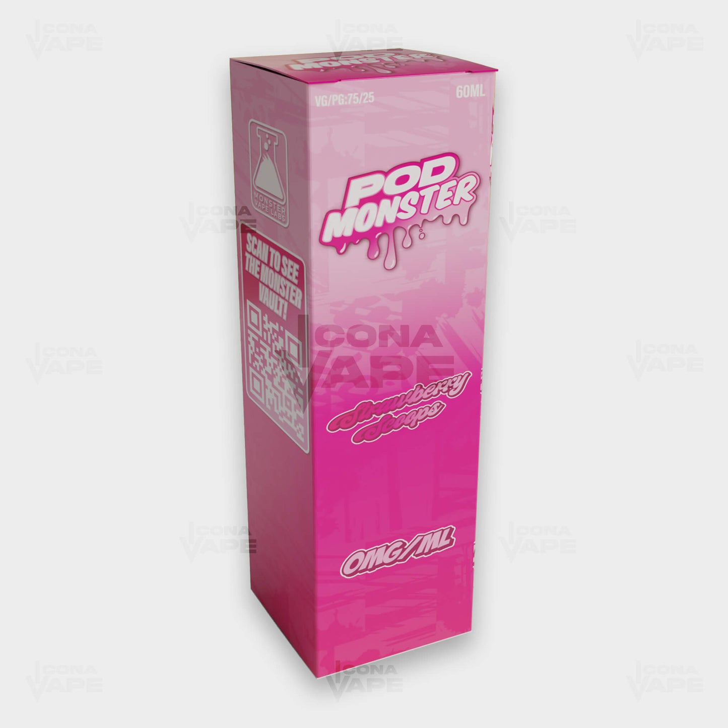 STRAWBERRY SCOOPS - POD MONSTER - 60ML