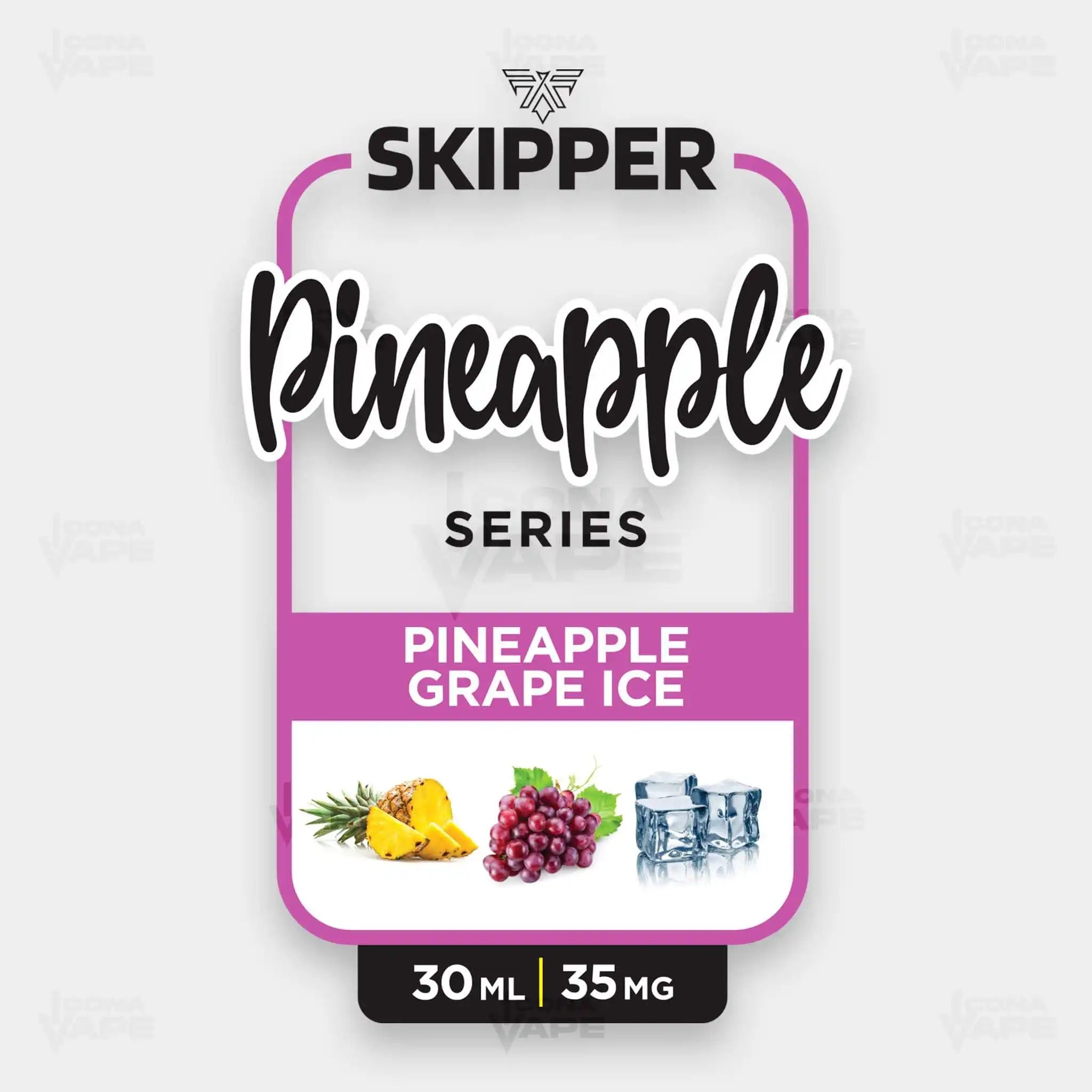 PINEAPPLE GRAPE ICE - SKIPPER - 30ML