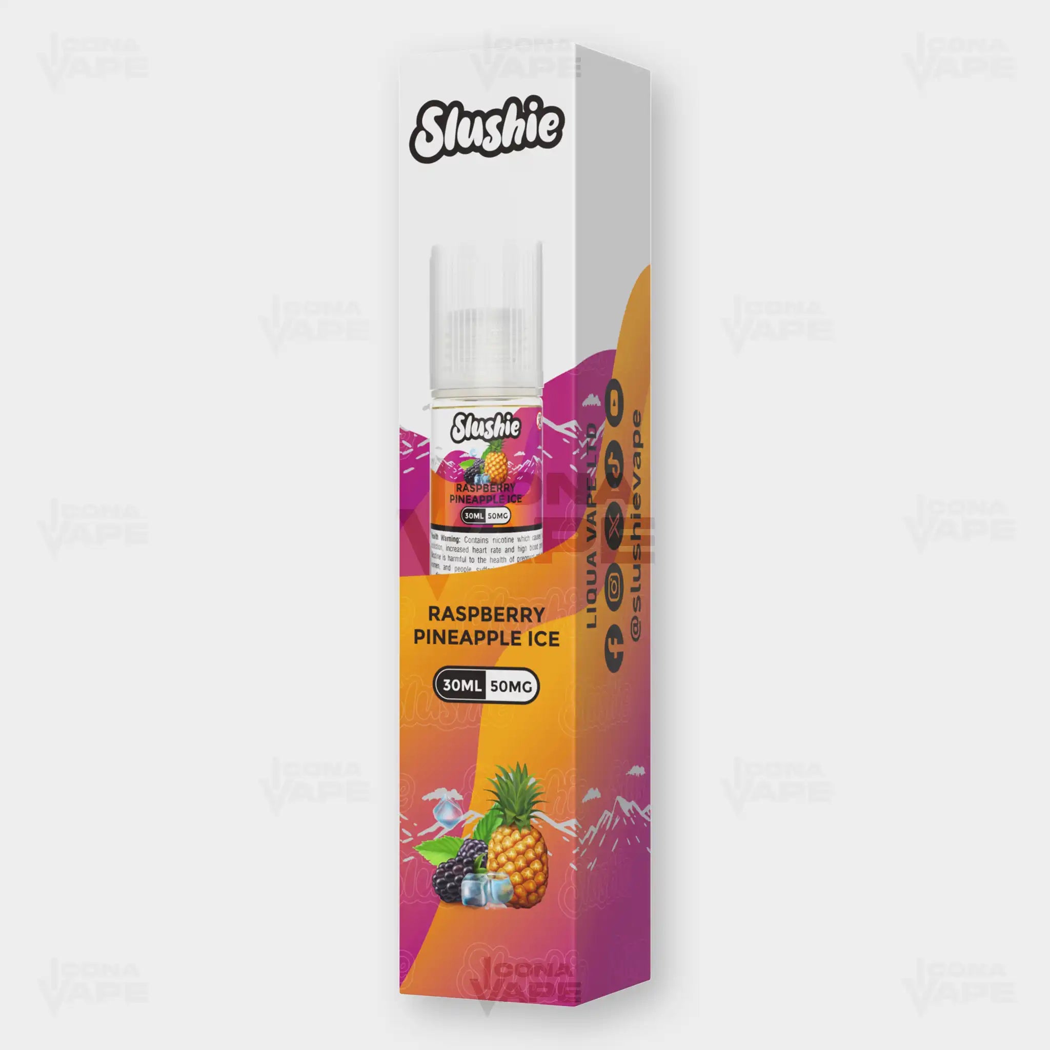 RASPBERRY PINEAPPLE ICE - SLUSHIE - 30ML