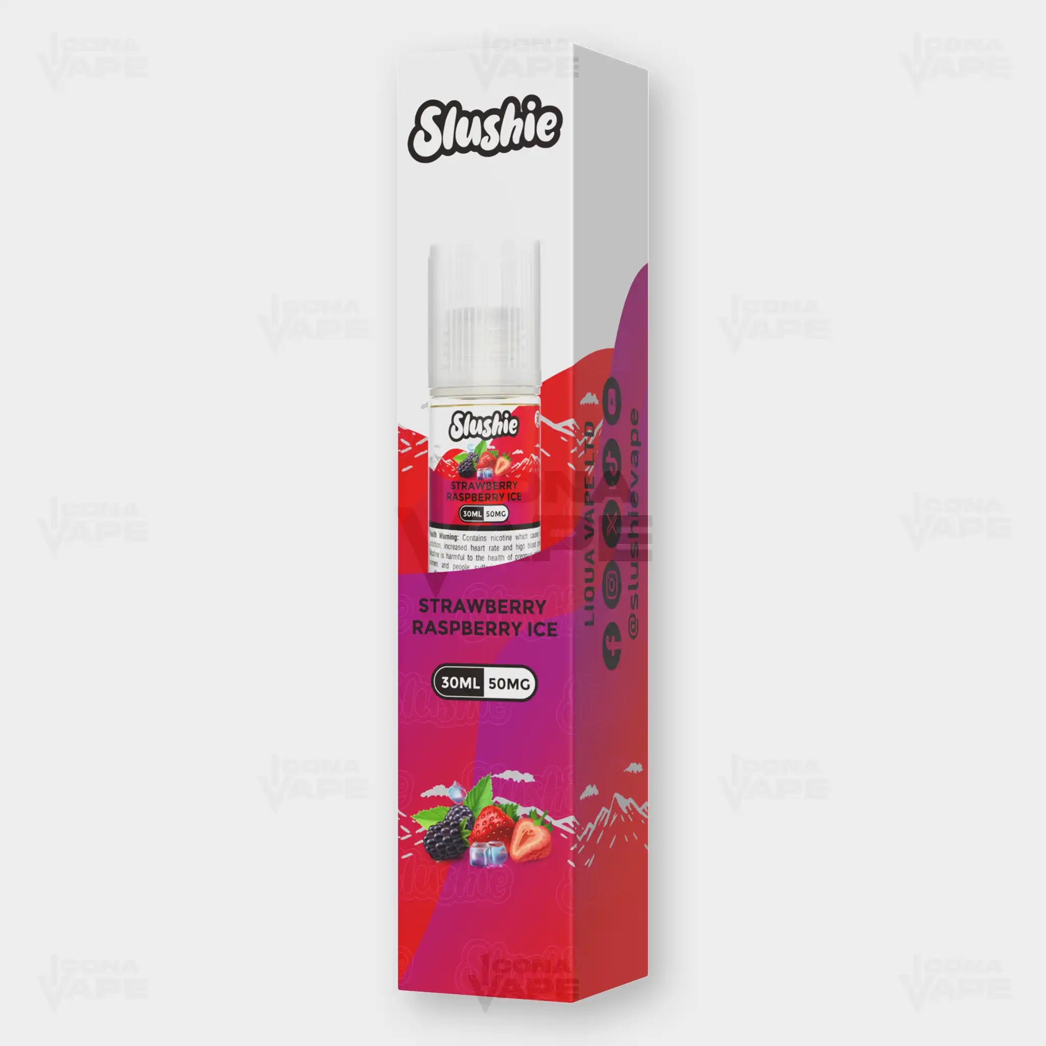 STRAWBERRY RASPBERRY ICE - SLUSHIE - 30ML