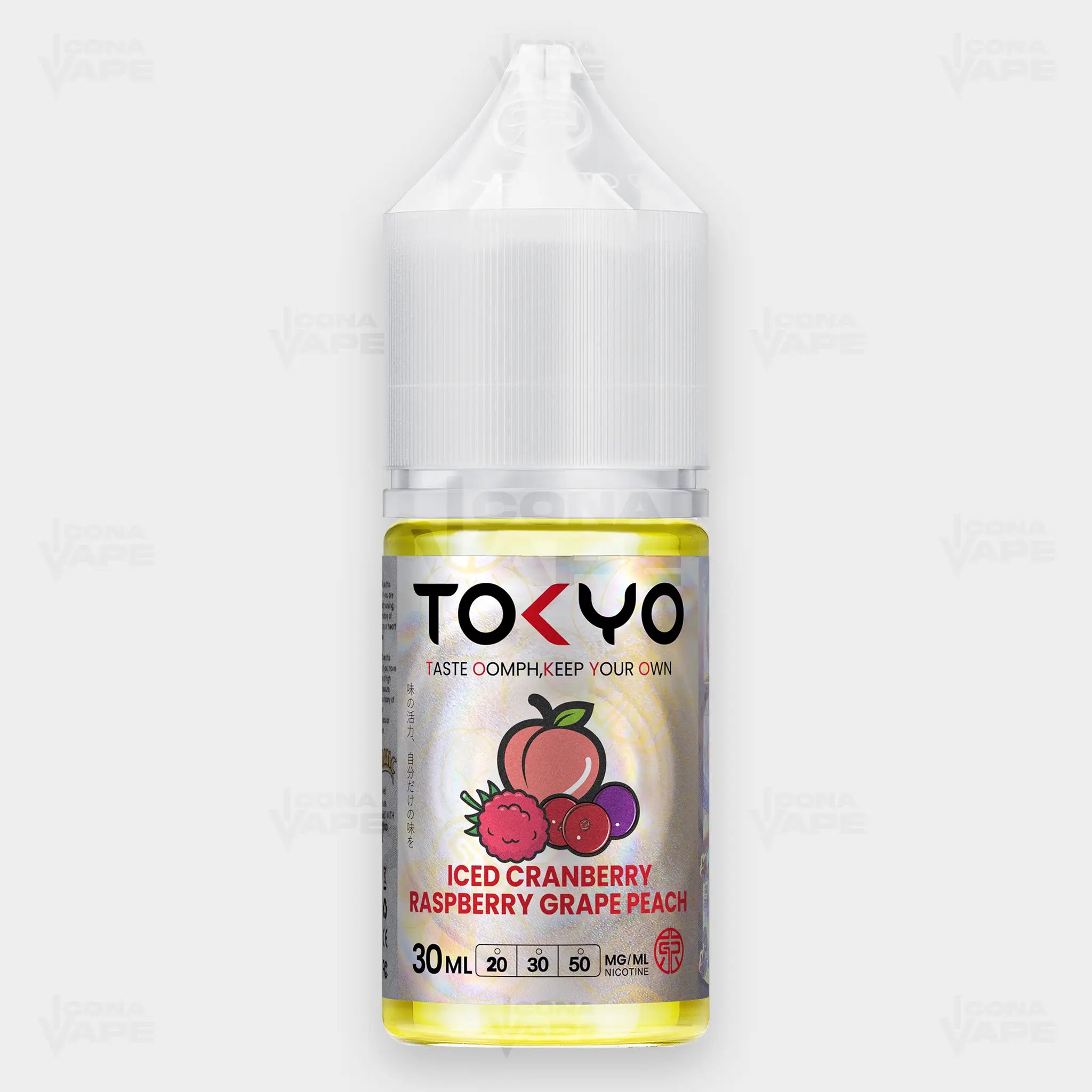 ICED CRANBERRY RASPBERRY GRAPE PEACH - TOKYO CLASSIC SERIES
