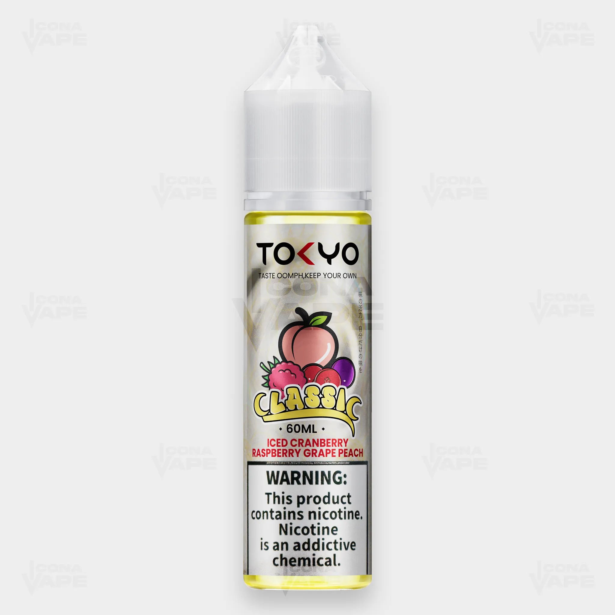 ICED CRANBERRY RASPBERRY GRAPE PEACH - TOKYO CLASSIC SERIES