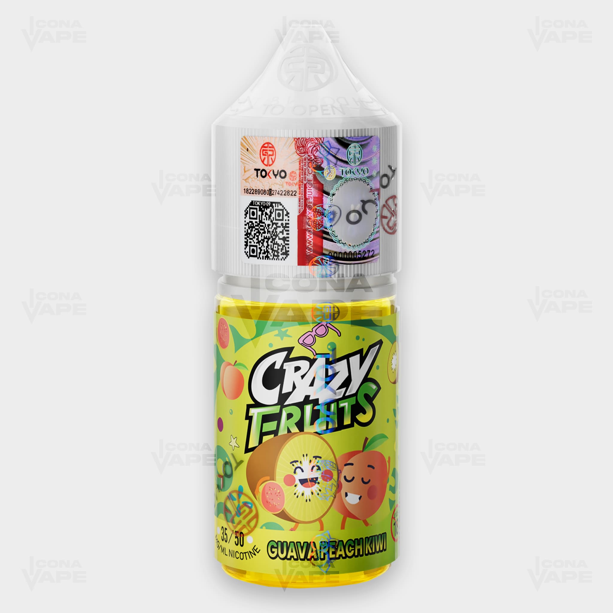 GUAVA PEACH KIWI - TOKYO CRAZY FRUITS - 30ML