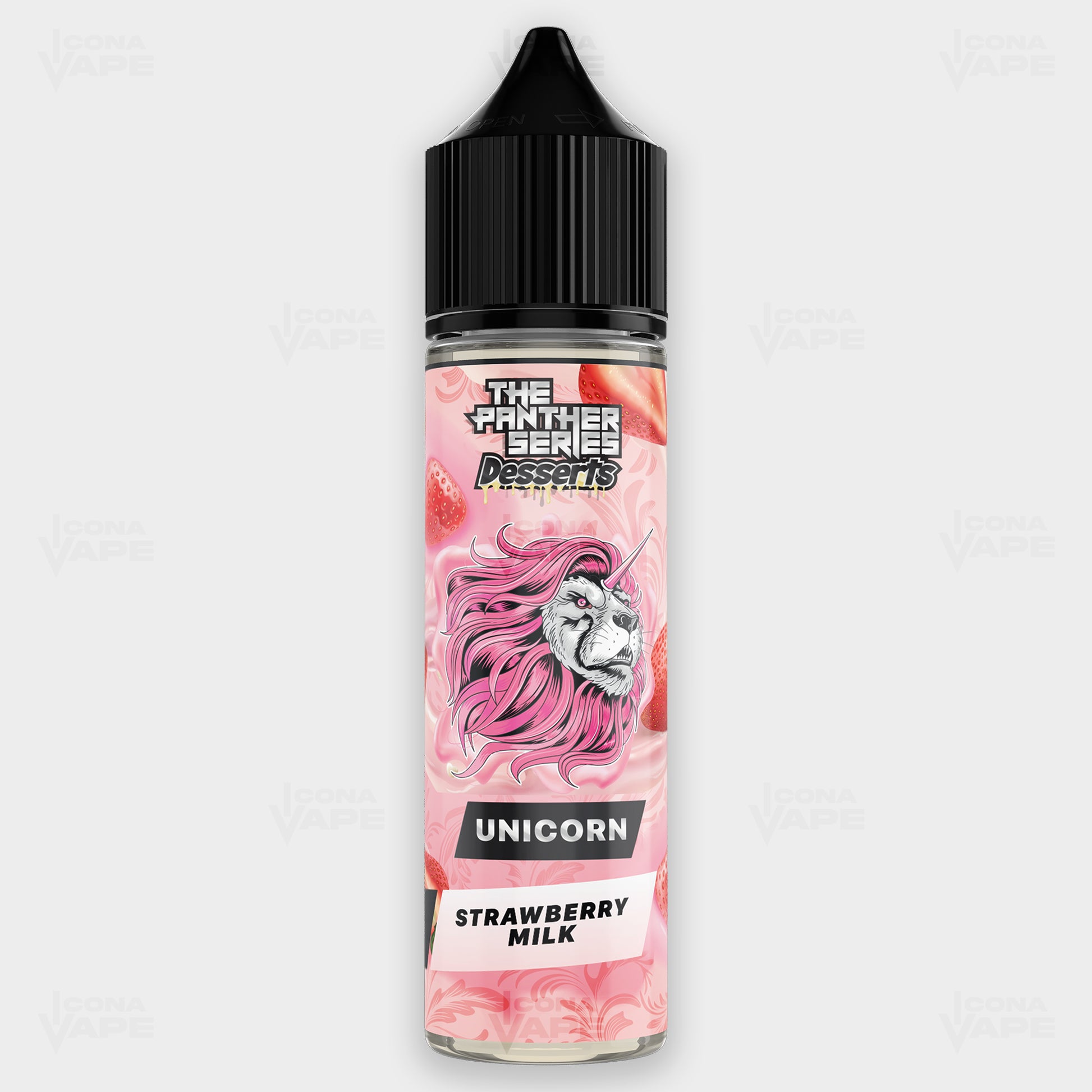 Dr Vapes Panther Series Dessert Unicorn 60ml – Creamy Strawberry Milk Dessert Salt E-liquid