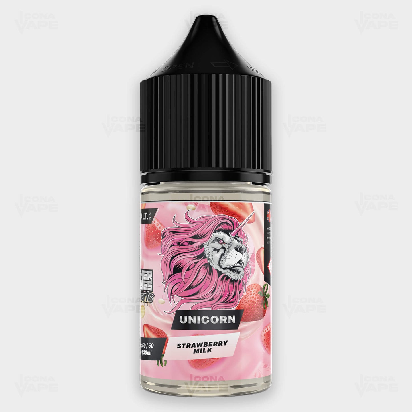 Dr Vapes Panther Series Unicorn 30ml – Creamy Strawberry Milk Dessert Salt Nic E-liquid Pakistan